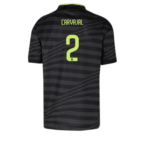 Real Madrid Daniel Carvajal #2 Tredjedrakt 2022-23 Kortermet Real Madrid Daniel Carvajal #2 Tredjedrakt 2022-23 Kortermet